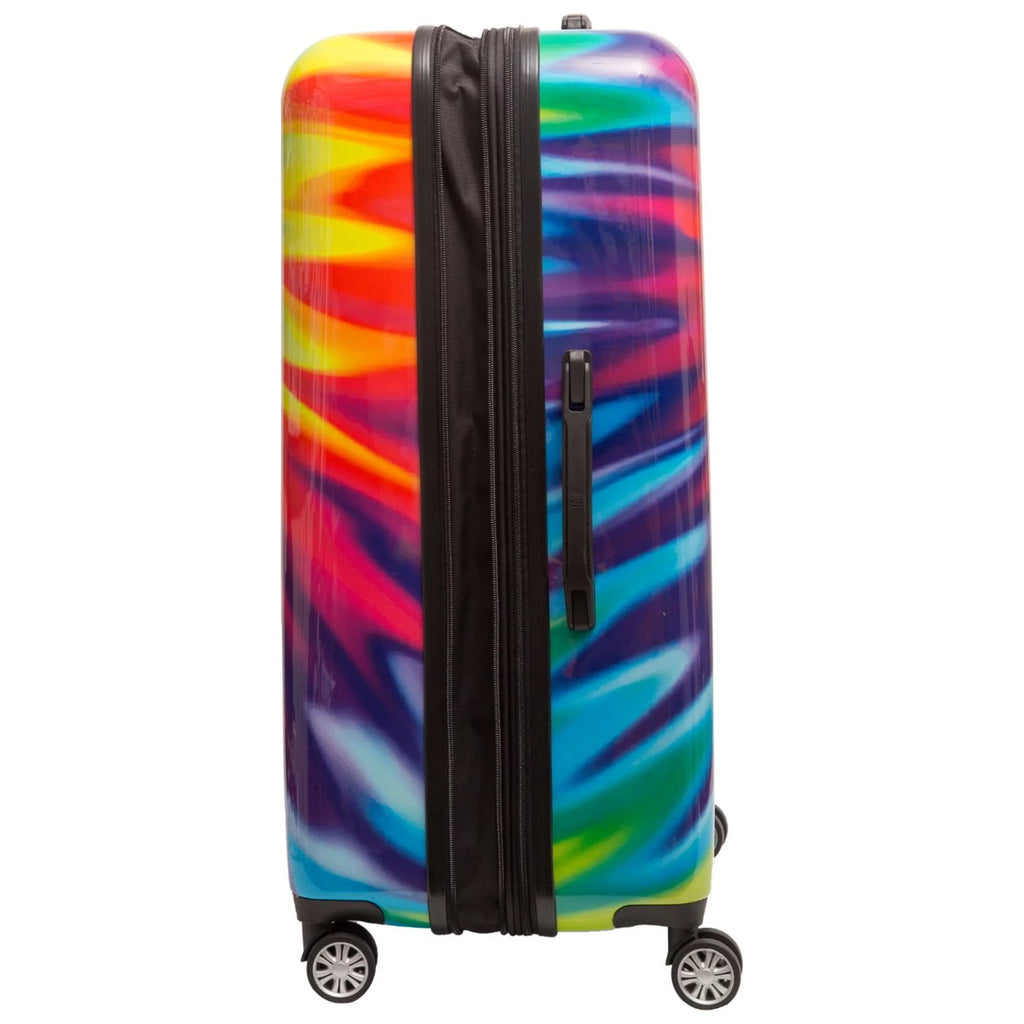 Tie-dye 28 Inch Expandable Spinner Rolling Luggage ABS Hard Case E6271