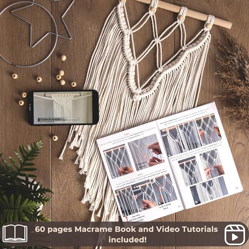 Macrame Kits for Adults Beginners with 112 Supplies and 7 Projects Book V692271