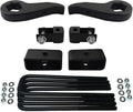 Adjustable 1 - 3 Front Lift Forged Steel Torsion Keys & 2 Rear Lift Kit + Shock Extenders 4WD 4x4 8-Lug E828654