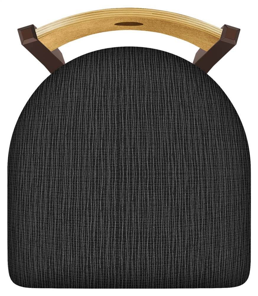 Bronze Finish Chair with Truffle Seat and Maple Back S68717