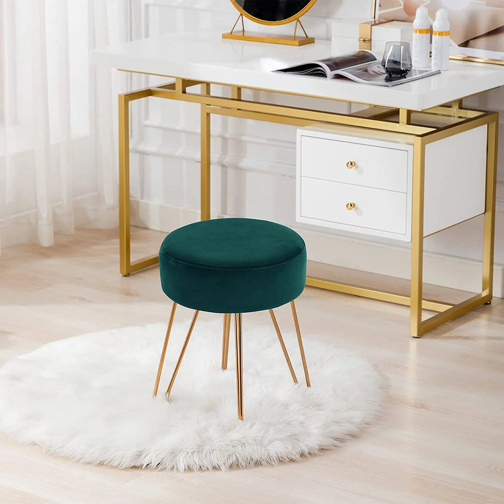 Velvet Ottoman Stool W22059