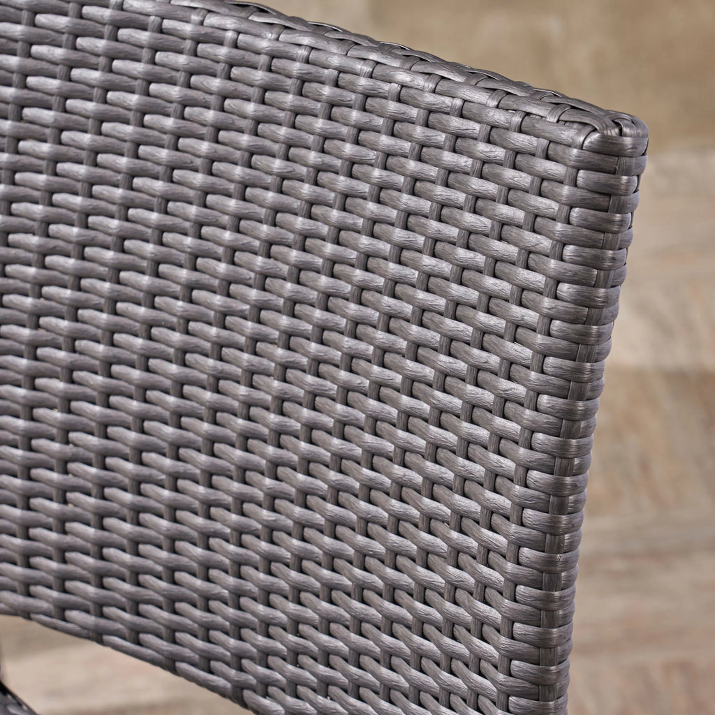29.5 Inch Wicker Barstools Set of 2 J3081