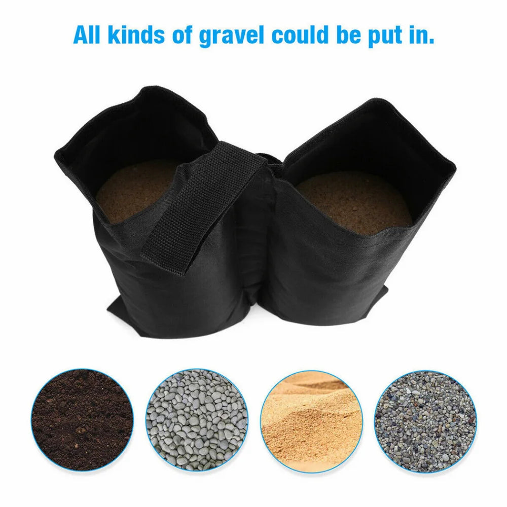 4pcs Waterproof Sand Bag Leg Weights for Canopy Tent E644324