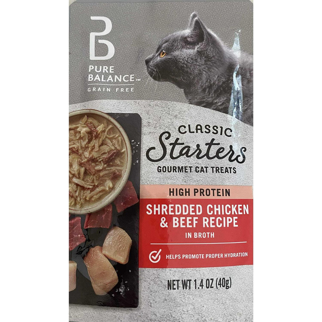 Shredded Chicken & Beef Broth Cat Treats S849