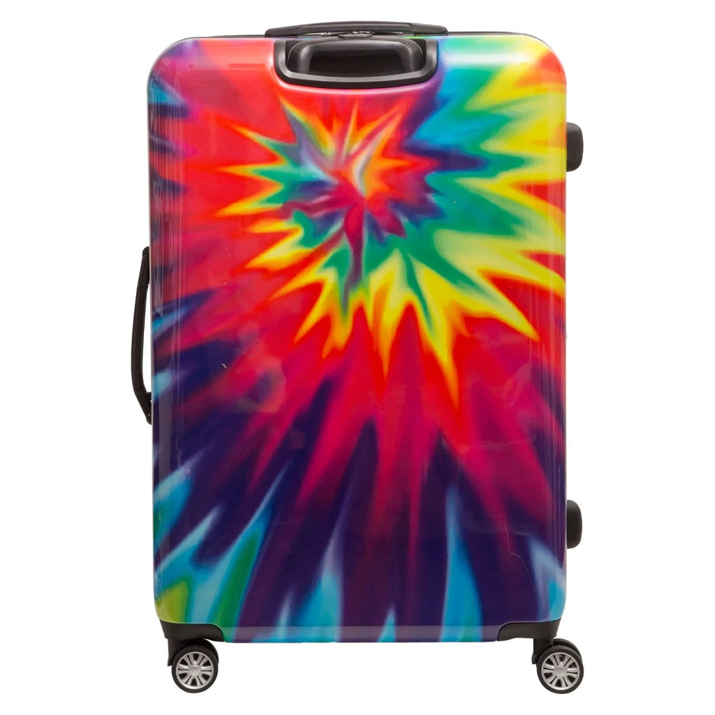 Tie-dye 28 Inch Expandable Spinner Rolling Luggage ABS Hard Case E6271