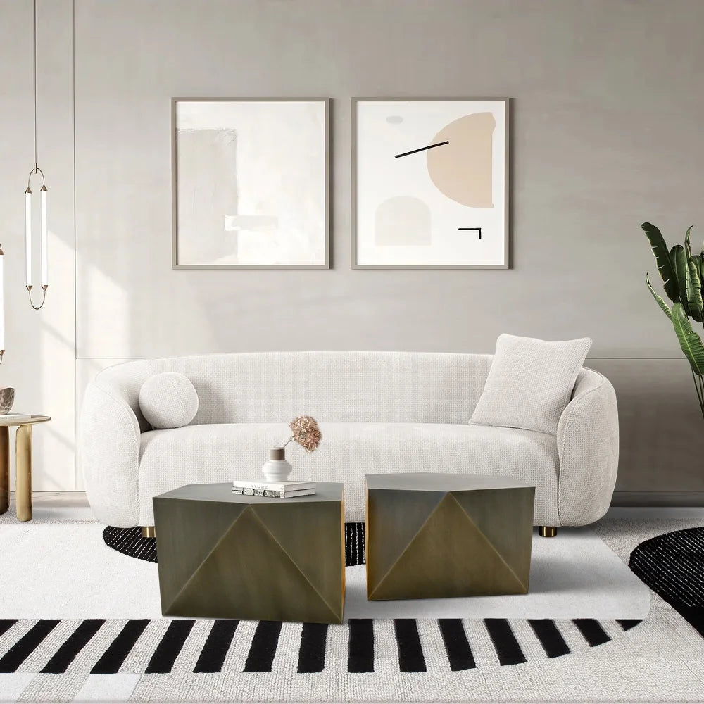 Grey Coffee Table Set X713145