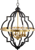 6-Light Rustic Farmhouse Chandelier D842