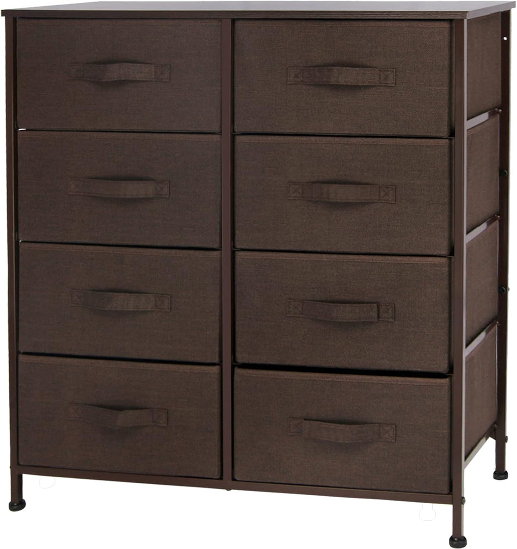 8 Drawer Dresser with Fabric Bins I78099