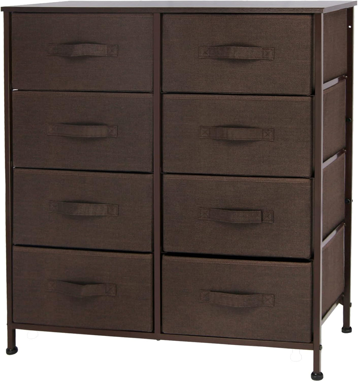 8 Drawer Dresser with Fabric Bins I78099