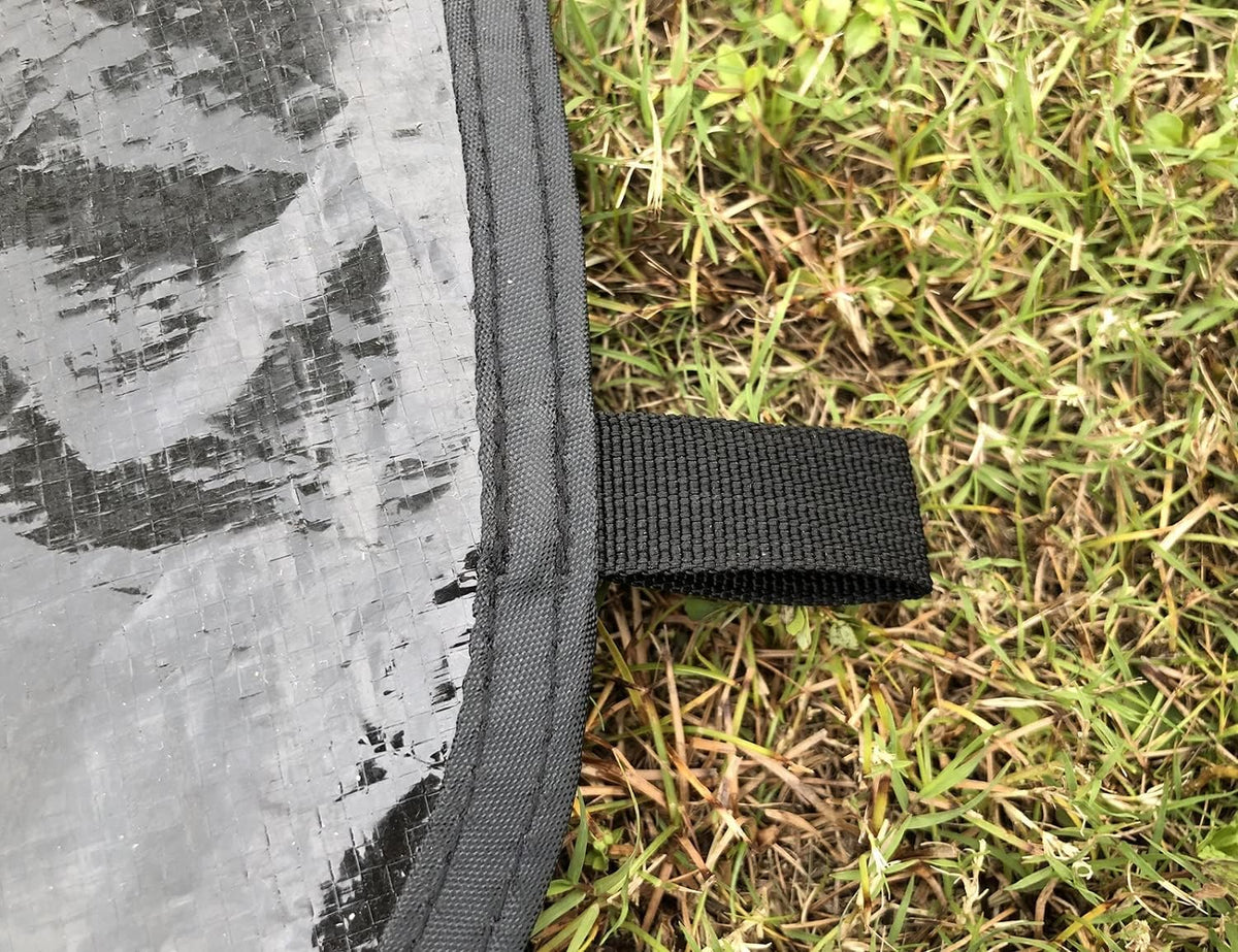 Black Waterproof Groundsheet Tarp for Camping B9710