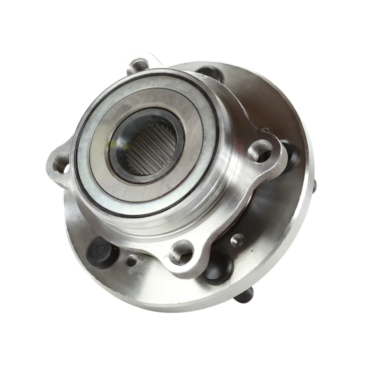 Front Wheel Bearing Hubs Drilled Slotted Rotors Silver Ceramic Pads Kit R3194