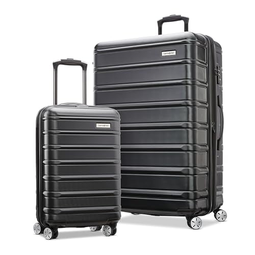 Midnight Black 2-Piece Hardside Expandable Luggage Set R52603