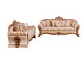 Gold & Brown Sofa Set 2Pcs K635650