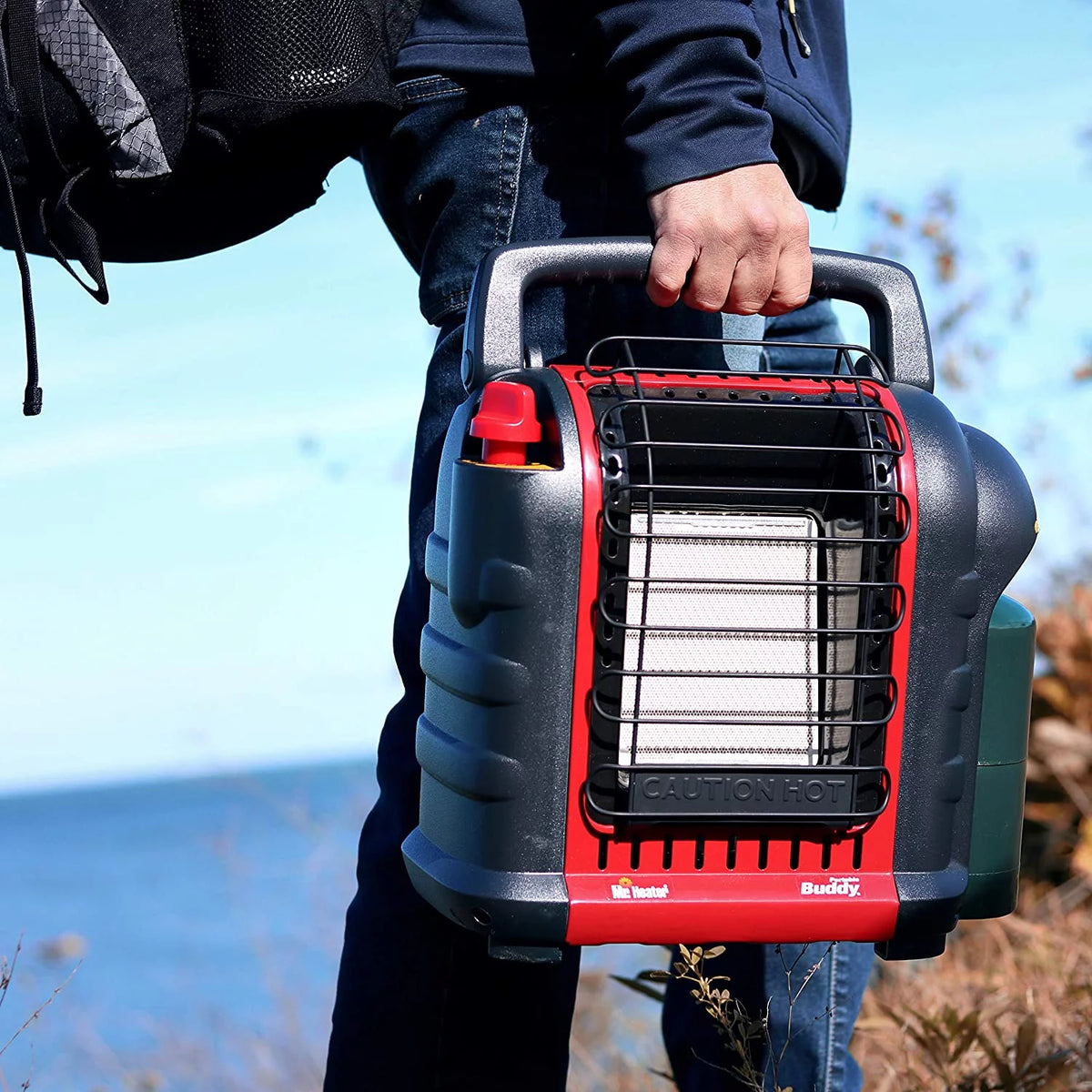 Red-Black Portable Propane Radiant Heater C344