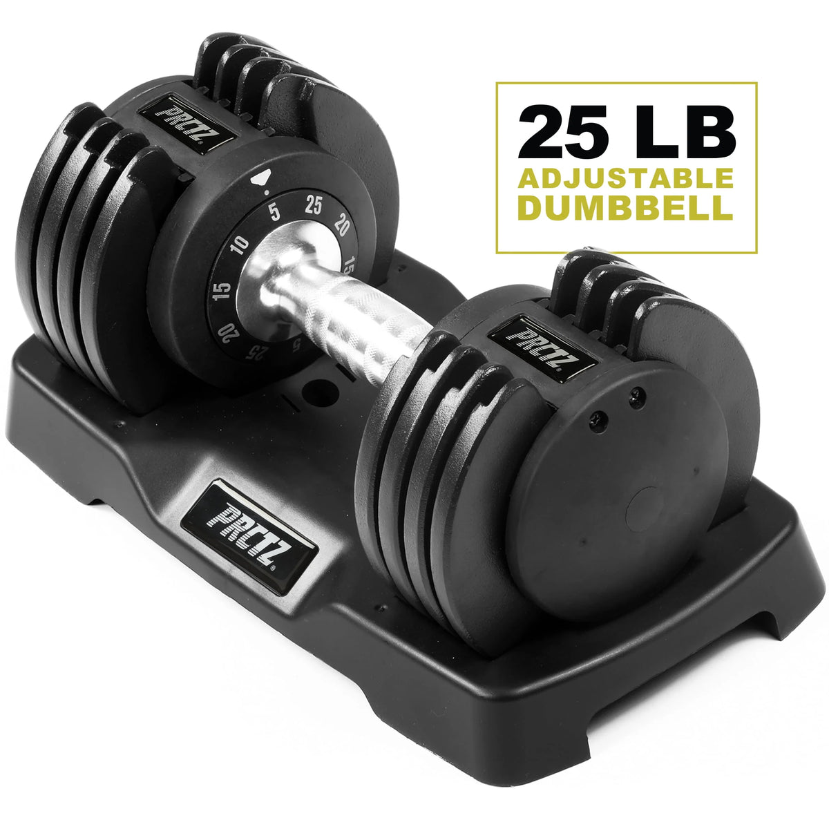 5-25lb Adjustable Dumbbell Black K9385