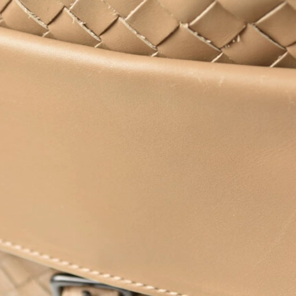 Camel Leather Shoulder Bag Y993