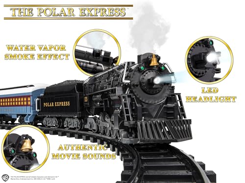 Battery-Operated Toy Train Set with Bluetooth, Locomotive, Train Cars, & Track G9941