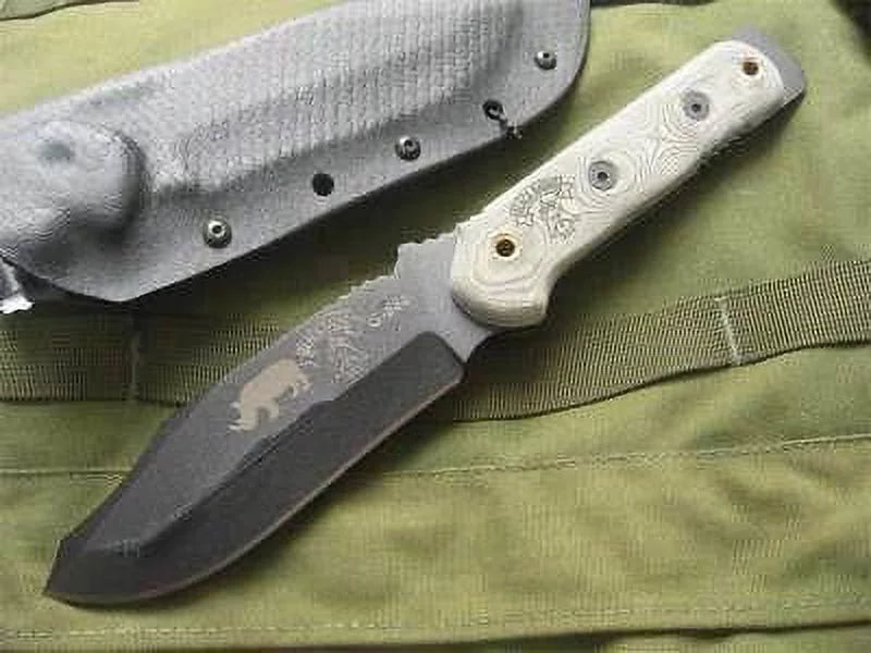 High-Carbon Steel Tactical Knife D719