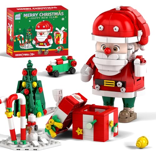 750 Piece Christmas Building Blocks Set with Christmas Tree and Gift Box W662158