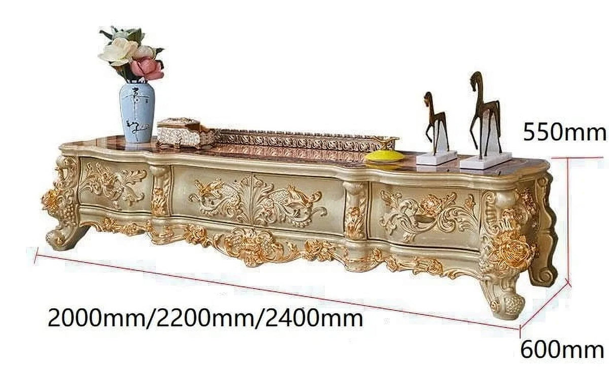 Solid Wood Oak TV Cabinet T889486