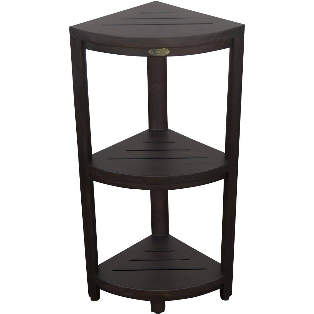 Teak 3-Tier Corner Shower Shelf A525631
