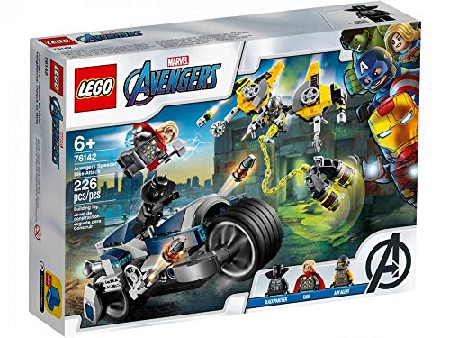 Black Panther and Thor Buildable Superhero Toy (226 Pieces) Y63774