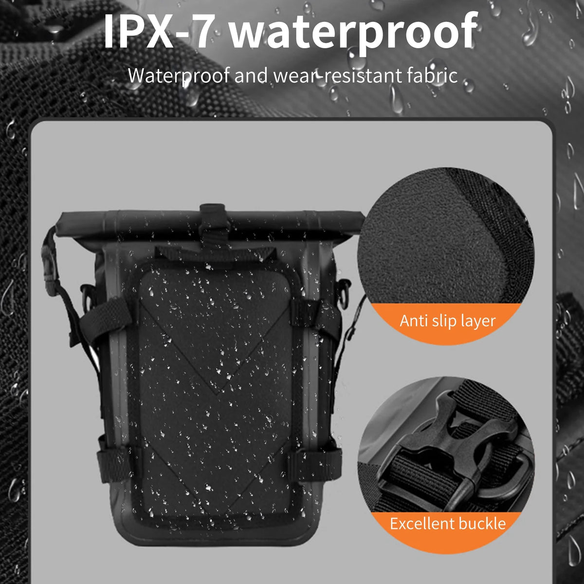 Motorcycle Frame Bag Waterproof 8L X295