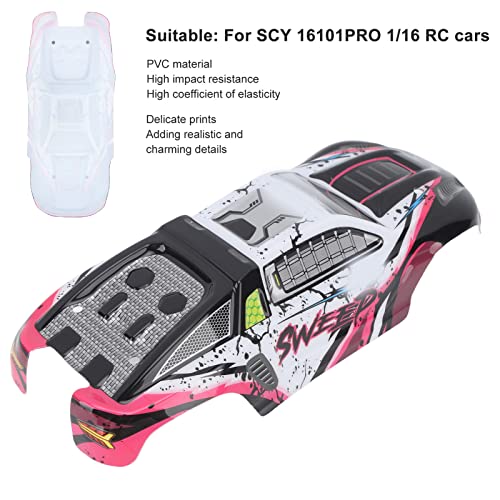 Rose Red PVC High Impact RC Car Body Shell M586748