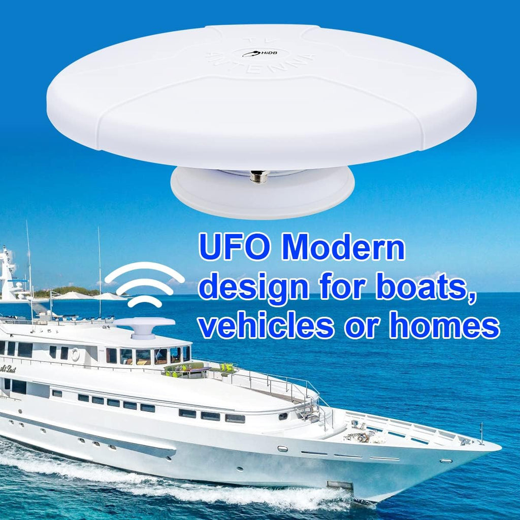 Amplified Digital HD TV Antenna with Magnetic Base A1352