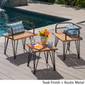 3-Piece Acacia Wood Chat Set I6471
