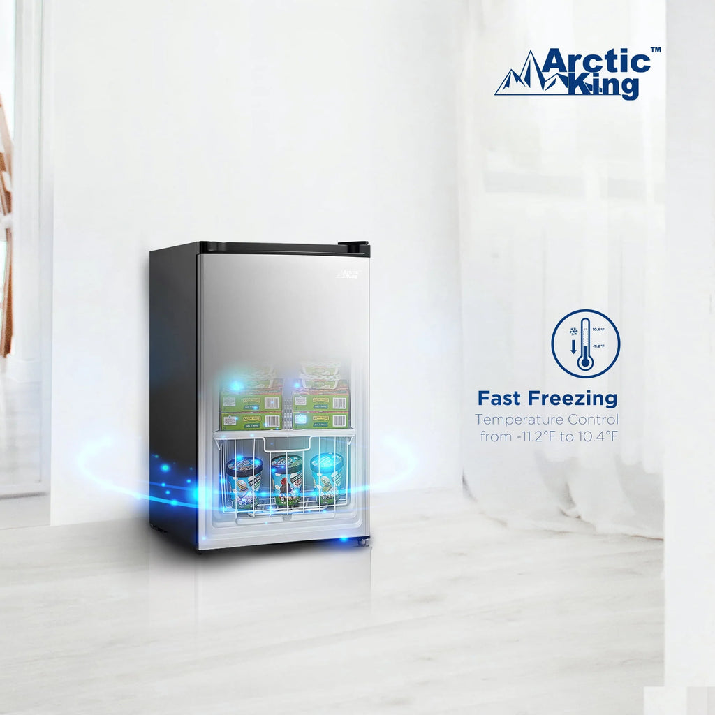 3.0 Cu ft Upright Freezer White N1775