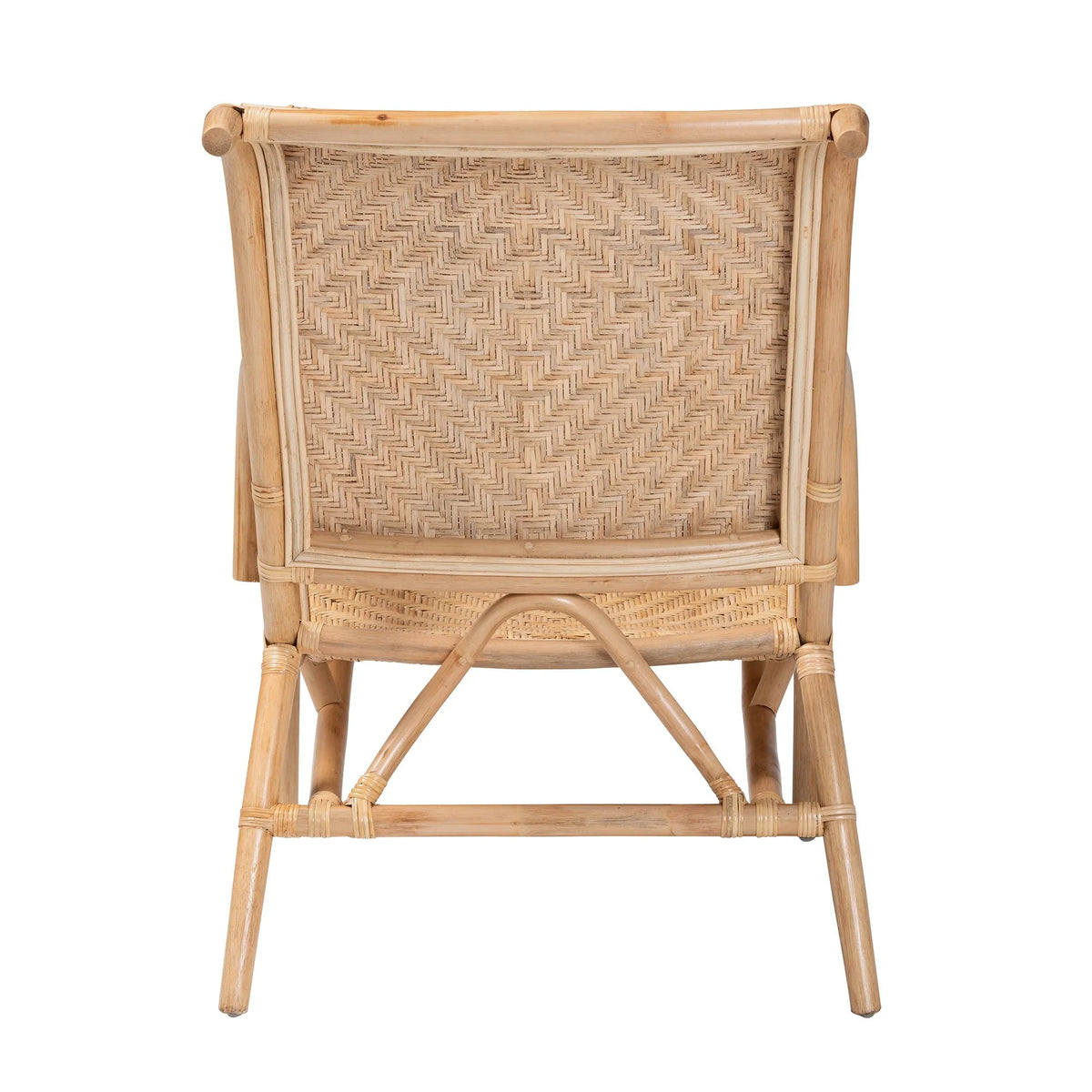 Natural Brown Rattan Lounge Chair M3379