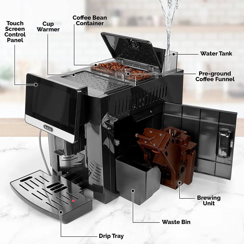 Black Automatic Coffee Espresso Machine S97844