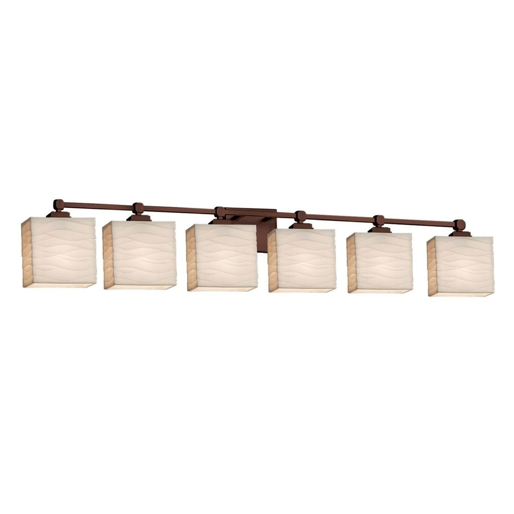 6-Light Bath Bar in Dark Bronze L99240