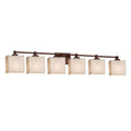 6-Light Bath Bar in Dark Bronze L99240