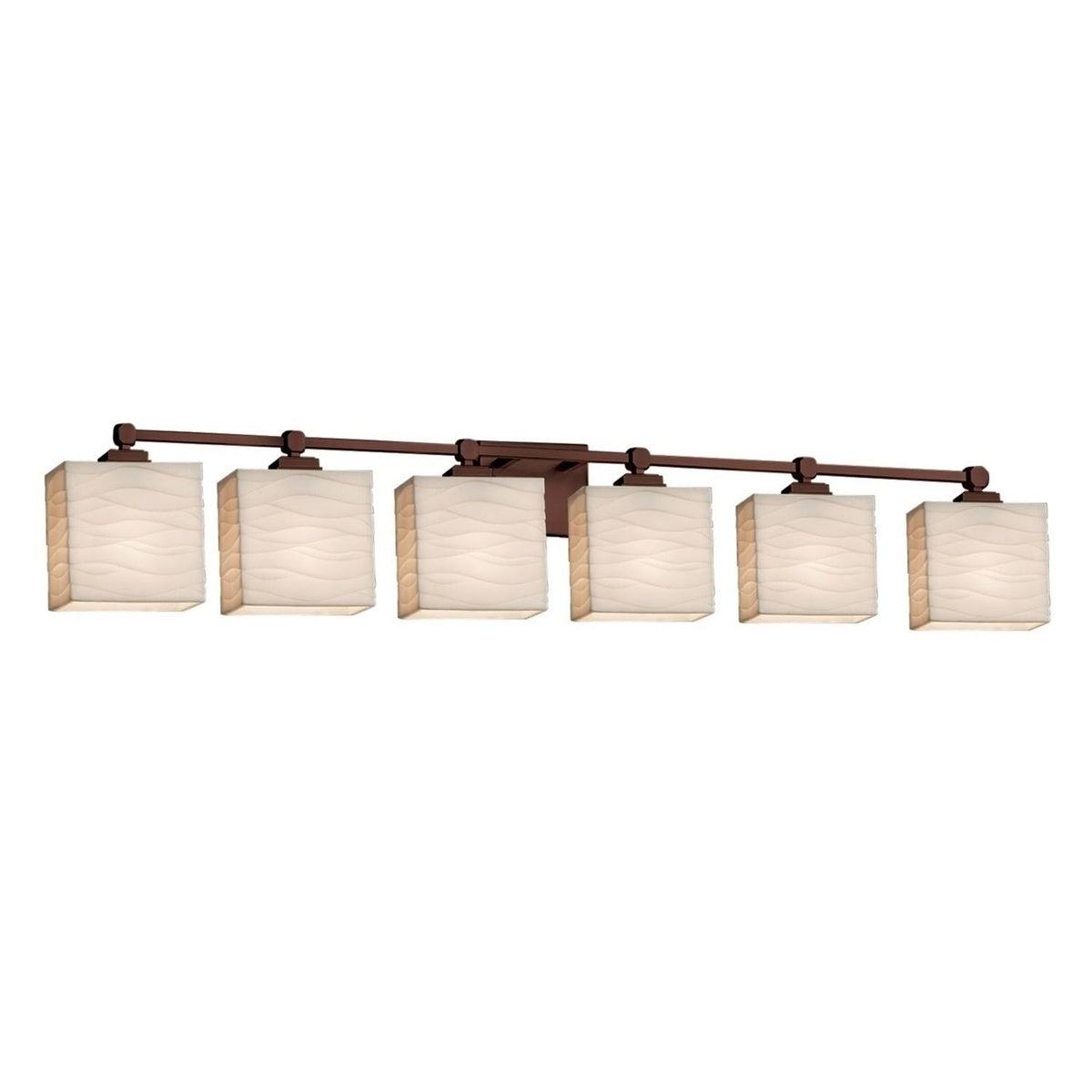 6-Light Bath Bar in Dark Bronze L99240