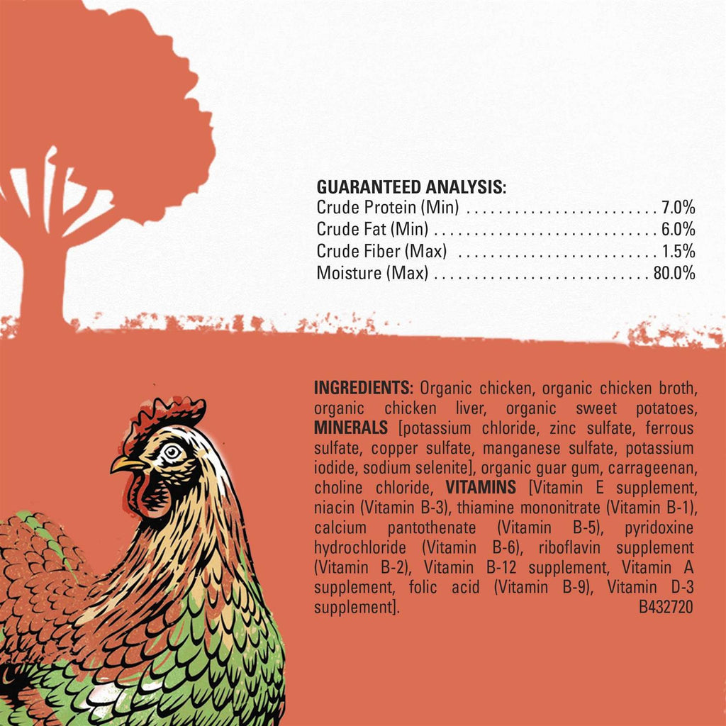 Organic Chicken Recipe Wet Dog Food E805