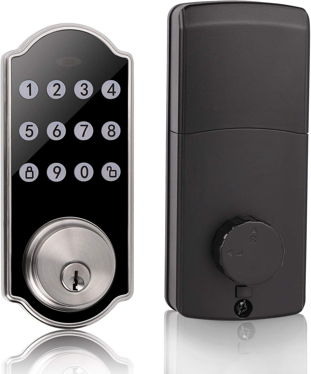 Satin Nickel Keypad Deadbolt D149