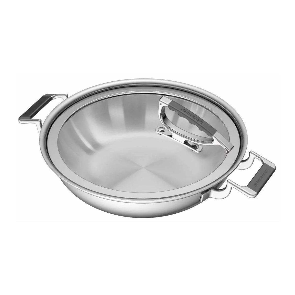 12-Inch Dual Handle Casserole Pan with Glass Lid A907469
