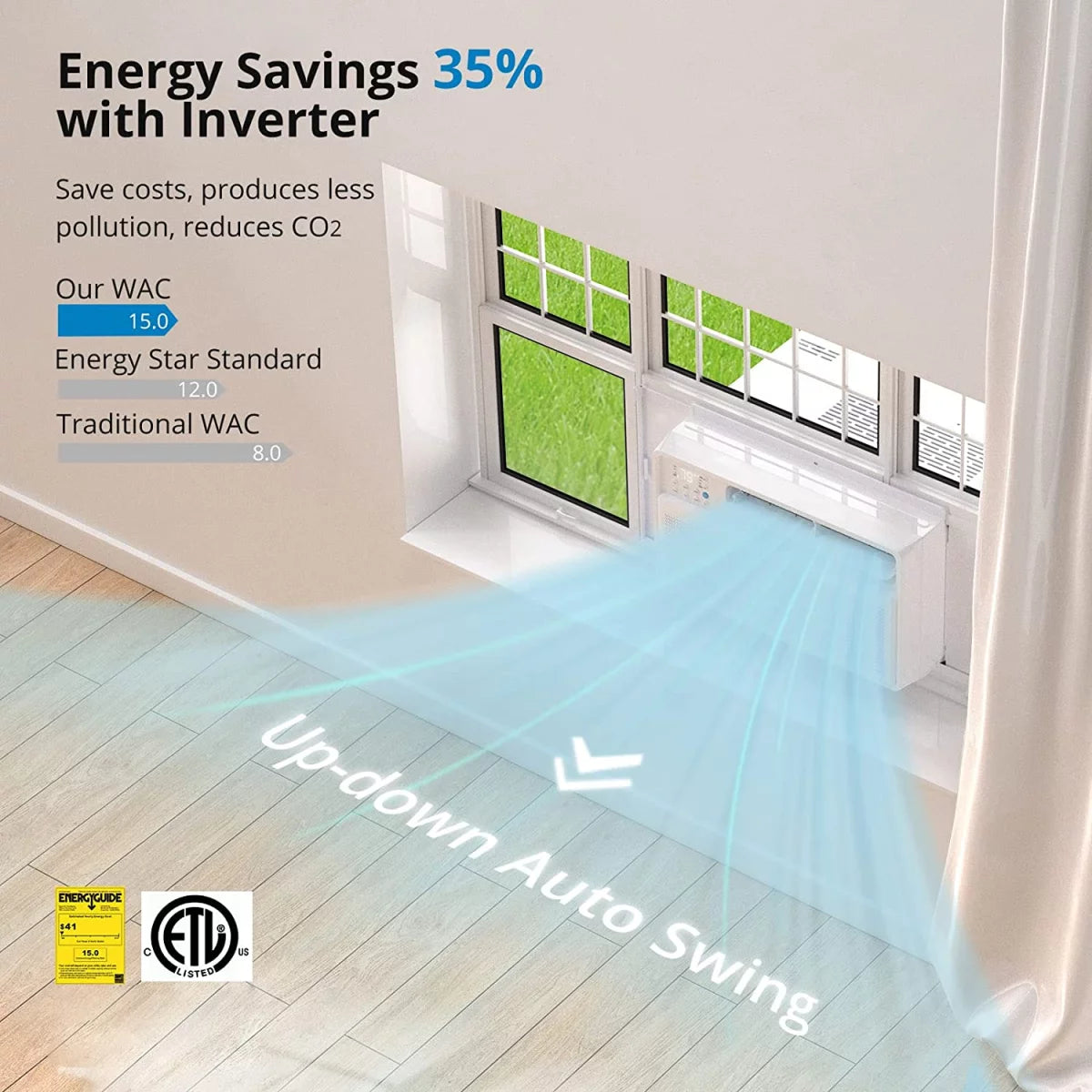 5000 BTU Window Air Conditioner with Mechanical Controls H1265