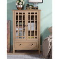 Light Oak Finish Accent Cabinet with Drawer C552318