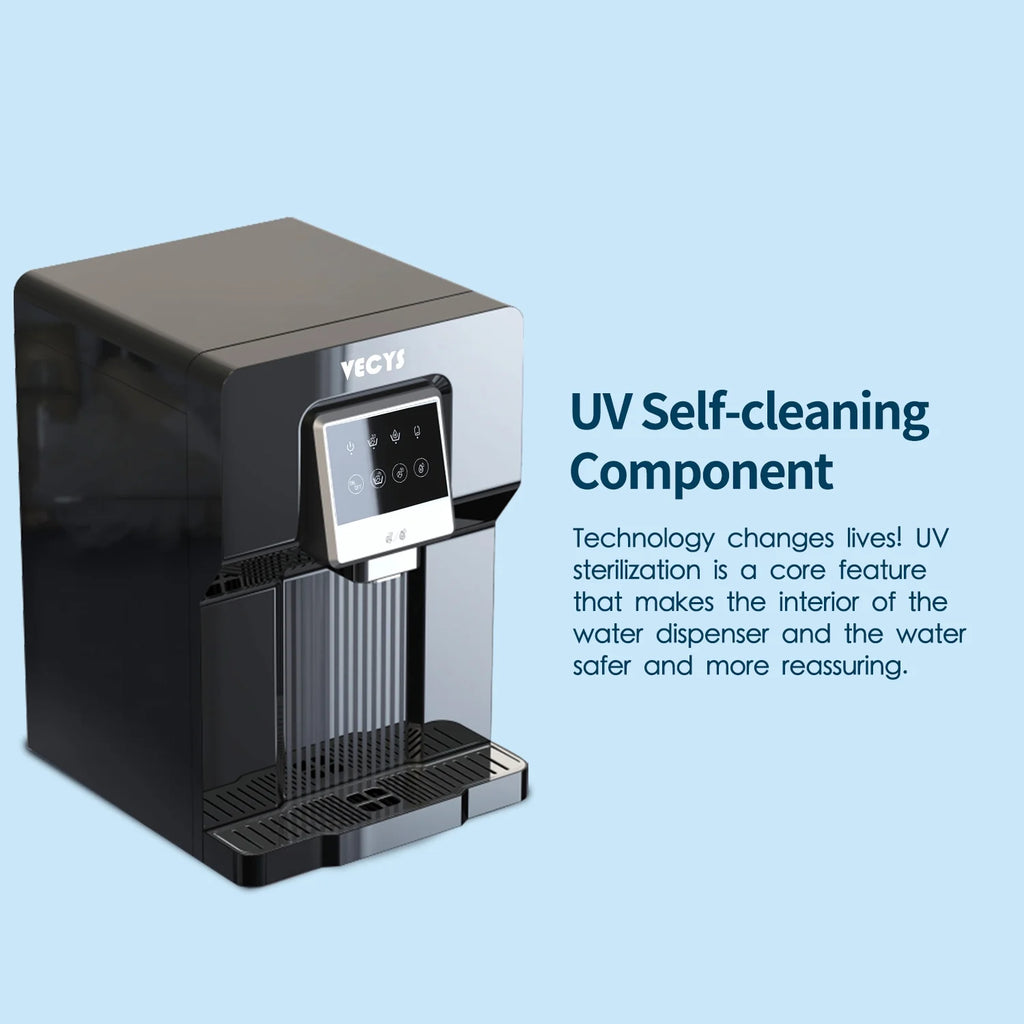 Water Cooler Dispenser with Built-in Ice Maker V8187