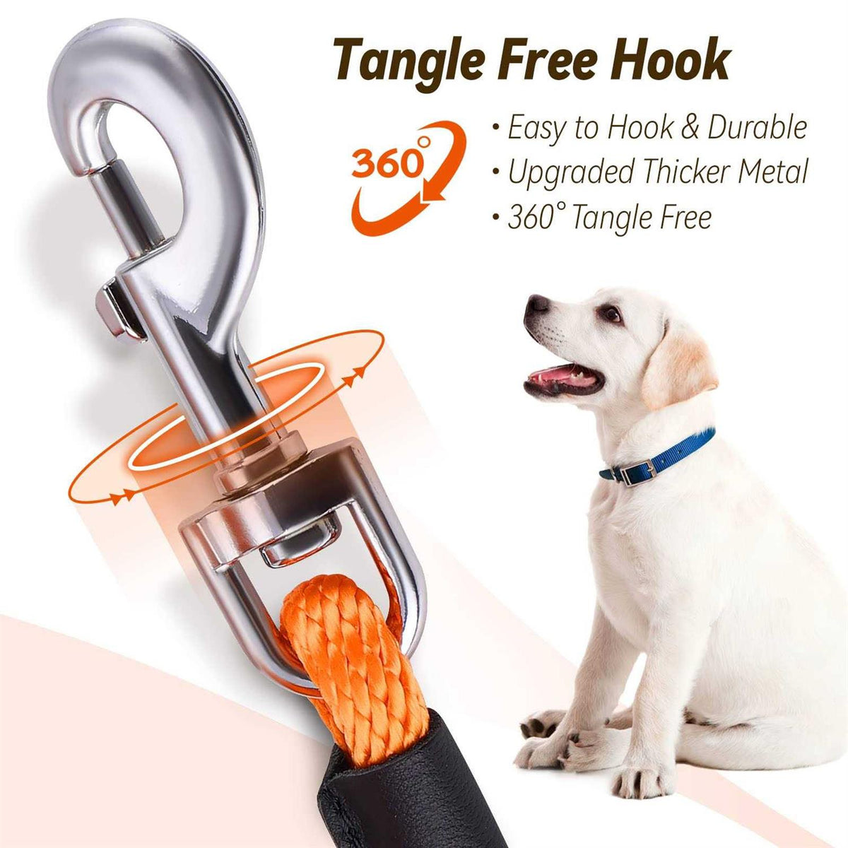 Check Cord Dog Leash Long Lead Training Tracking Line 10ft 15ft 30ft 50ft M2418
