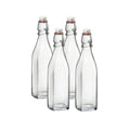 Swing Top Glass Bottles Set of 4 R391484