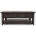 48" Rustic Reclaimed Pine 3 Drawer Coffee Table T893
