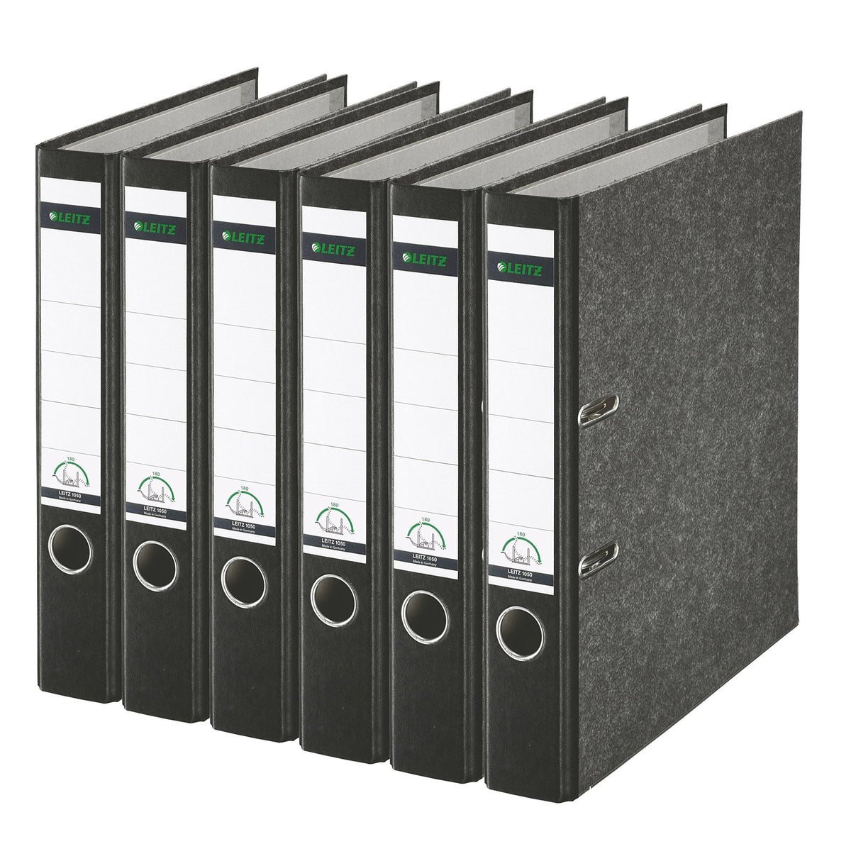 A4 2-Inch 2-Ring Binders 6-Pack, Black C52924