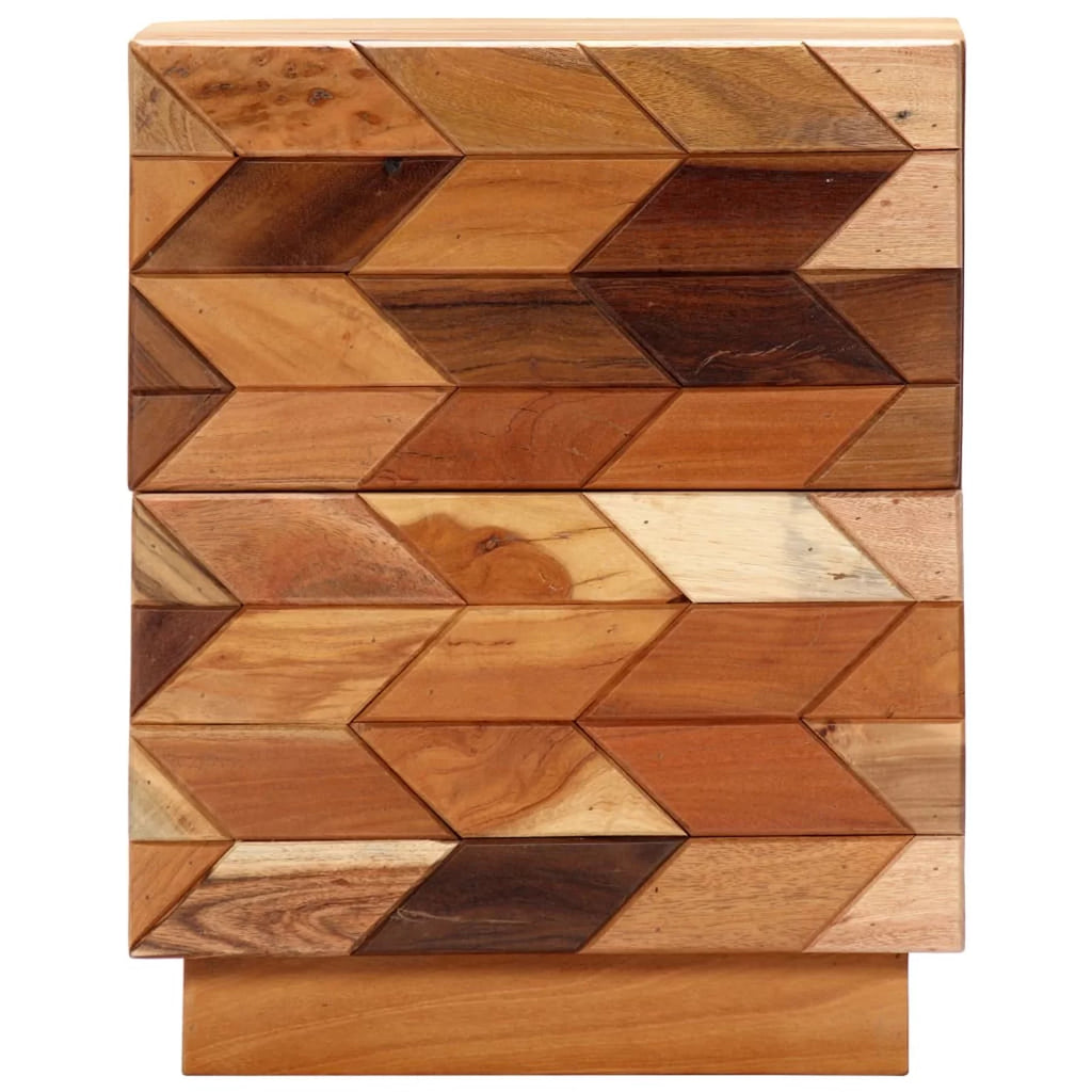 Solid Reclaimed Wood Bedside Cabinet J948545