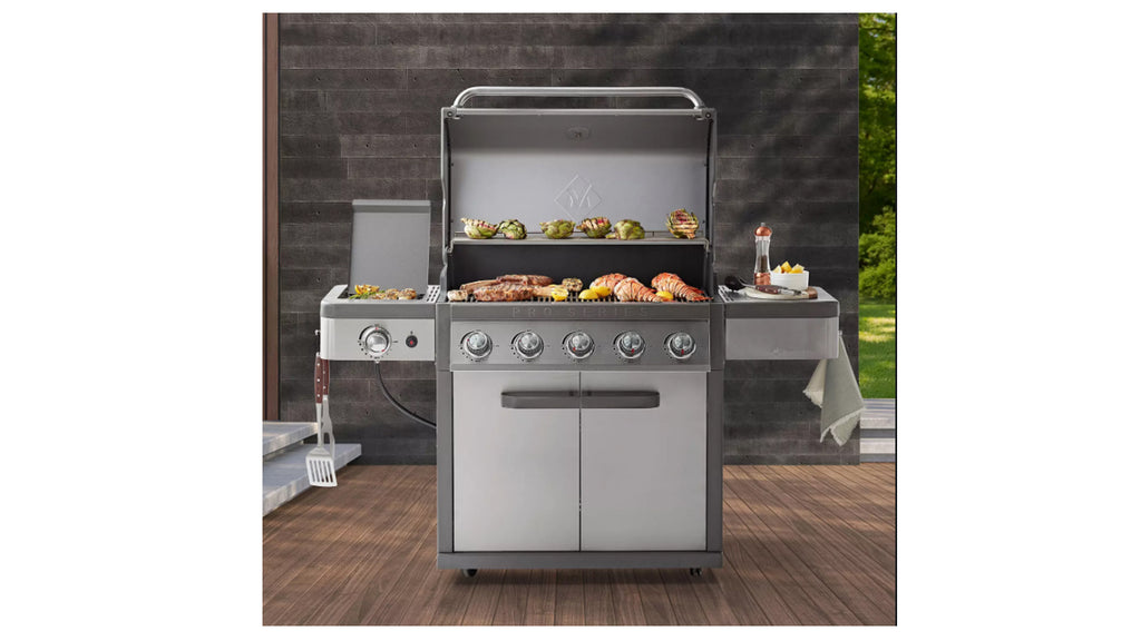 5-Burner Gas Grill Stainless Steel Z245285