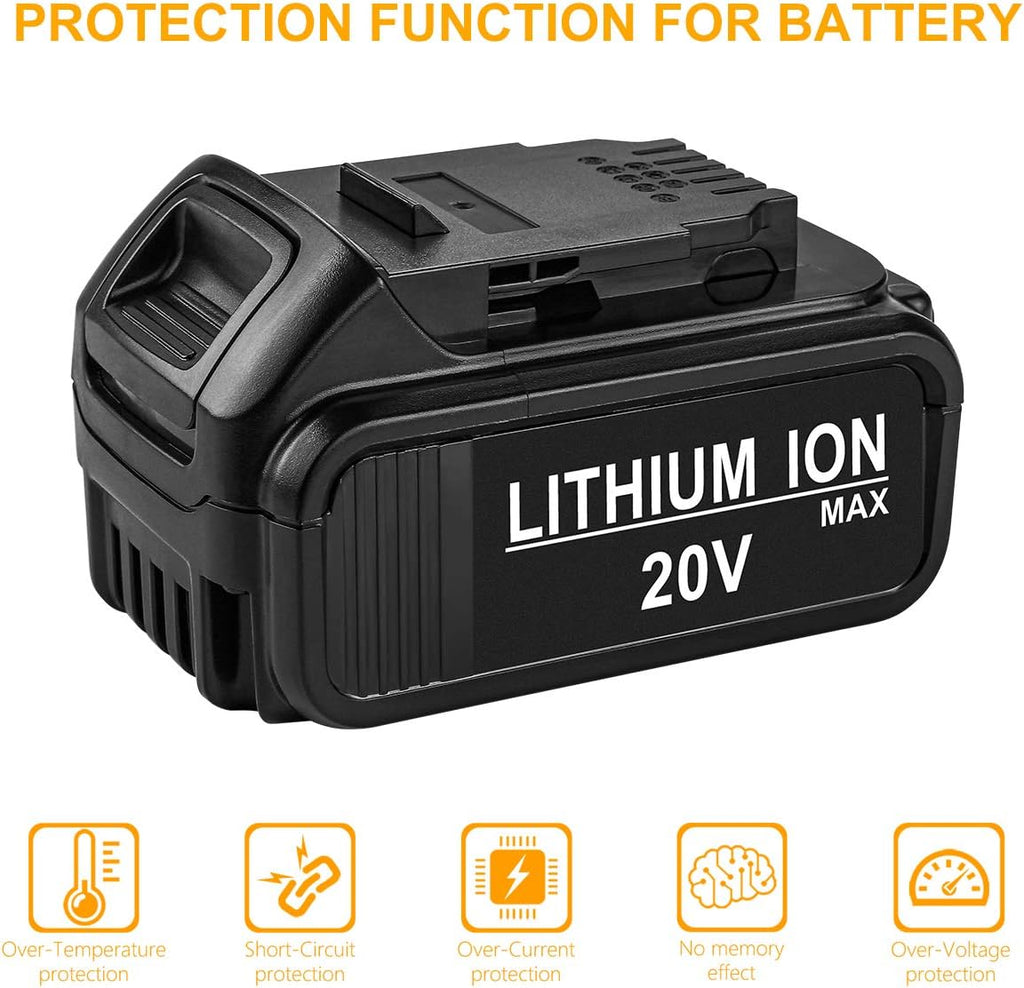 5.0Ah 2Pack Replacement Battery with Charger M259