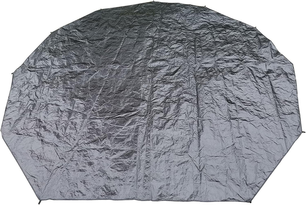 Black Waterproof Groundsheet Tarp for Camping B9710